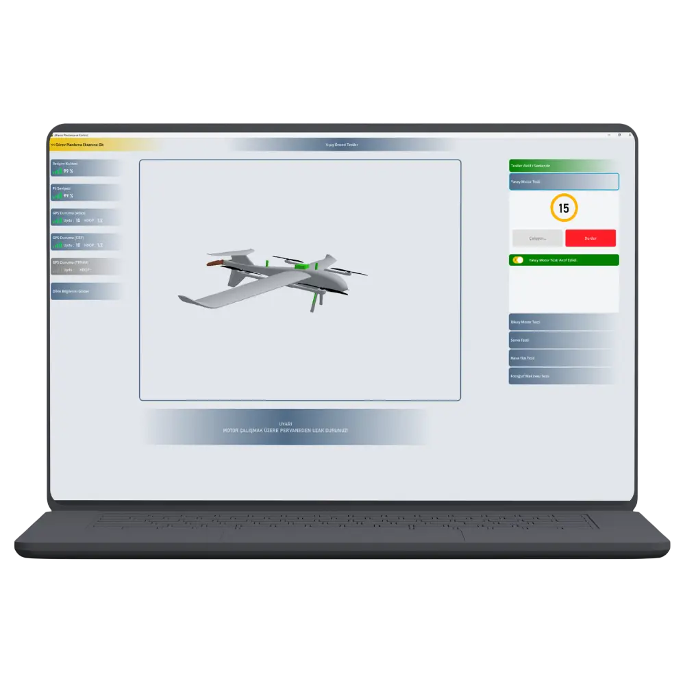 Test Modülü Arayüzü